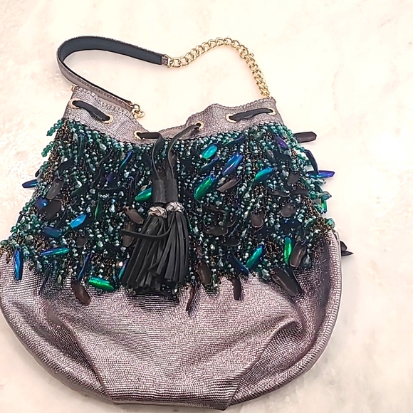 Tango brand  Hand crafted multi color jewel shoulder bag - Picture 1 of 9